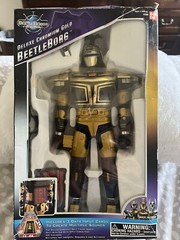 Saban’s Deluxe Chromium Gold BeetleBorg Figure 12 Inch Metallix In Original Box