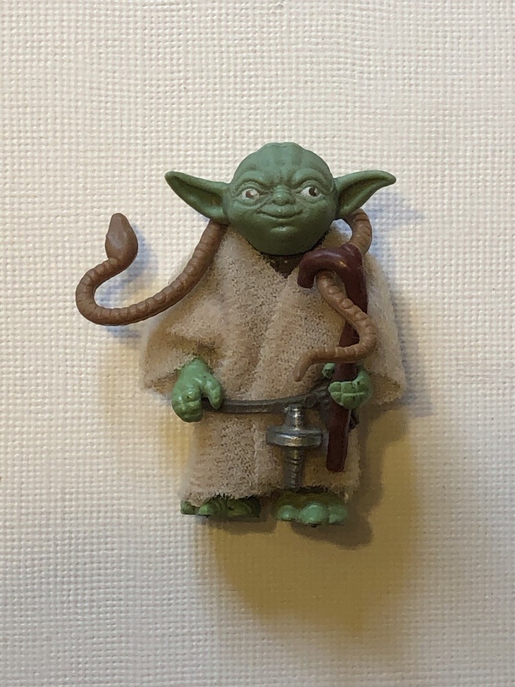 1980 Vintage Star Wars BROWN SNAKE DARK CANE Yoda Complete Action Figure
