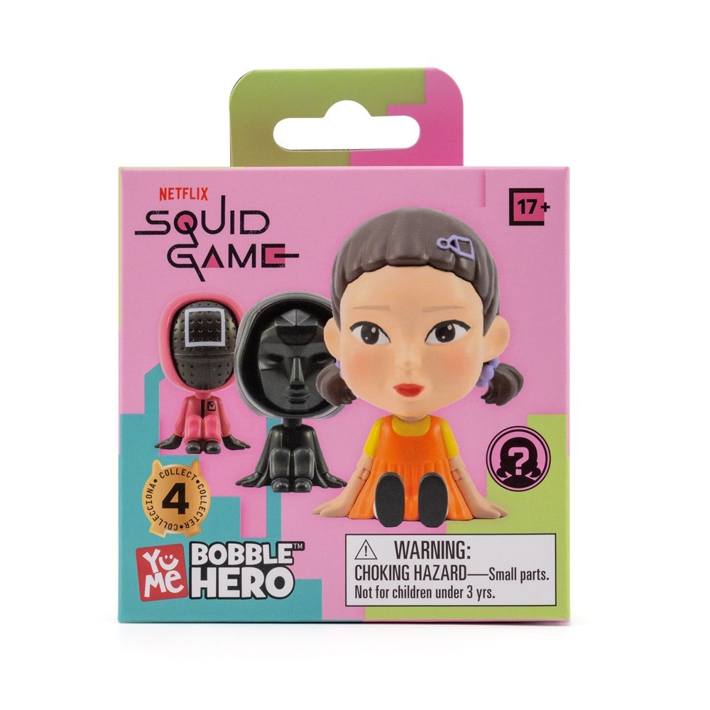 YuMe Squid Game Bobble Me Hero Blind Box Mini Figure Random 1pc Mystery Toy Gift