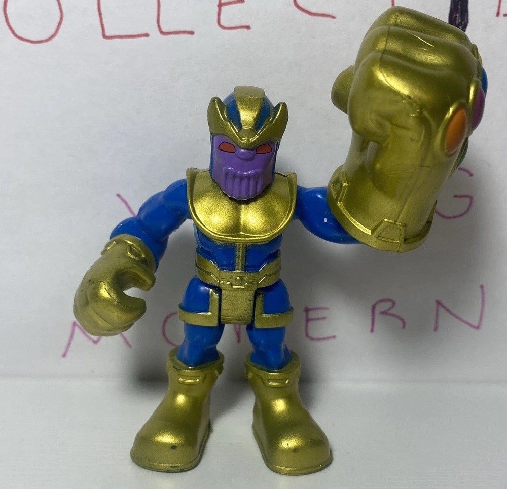 THANOS Marvel Superhero SQUAD Mini Figure 2017 Hasbro Infinity Gauntlet B1 054P