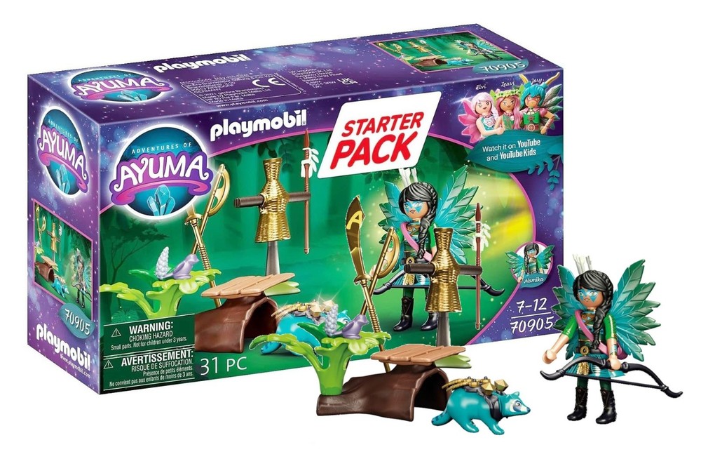 Playmobil Adventures of Ayuma Knight Fairy with Racoon #70905 31Pcs New in Box