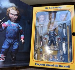 NECA 4” Child’s Play Ultimate Chucky Horror Action Figure Good Guys