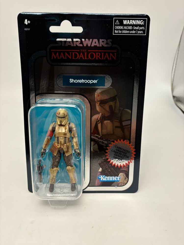 STAR WARS VINTAGE The MANDALORIAN: SHORETROOPER – CARBONIZED NEW