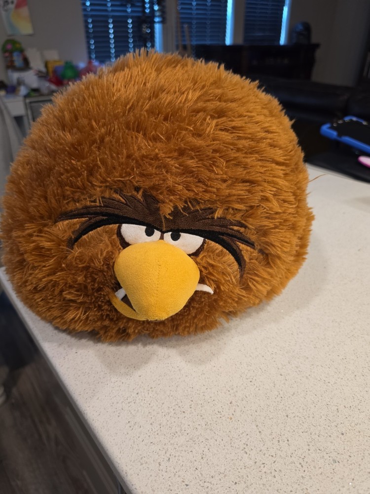 Angry Birds Star Wars Chewbacca Plush 14in Pillow Toy 2013