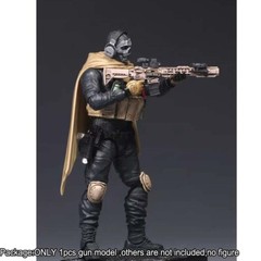 Premium Painted 1/18 Scale Gun Weapon Model For 3.75″ Action Figure