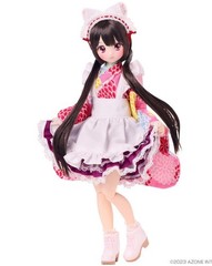 Pre-Sale Azone Sakashita Sakura 8.8In 1/6 Bjd Black New Year Action Figure Gift