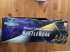 Saban’s Deluxe Chromium Gold BeetleBorg Figure 12 Inch Metallix In Original Box