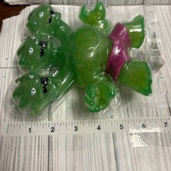 Heroes of Goo Jit Zu Ultra Rare HYDRA Moose Figure Green Three Heads No Package