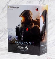 New Play Arts Kai Movie HALO 5 MASTER CHIEF Action Figures Accessories Toy Boxed