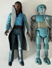 All Vintage Star Wars Figure Lot of 3 Luke, Lando, Medical Droid | A1