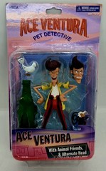 NEW! Ace Ventura Pet Detective Figure w Animal Friends Alt Head (NECA, 2020) 🔥
