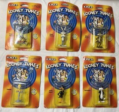 VINTAGE 1989 ERTL LOONEY TUNES WARNER BROS DIECAST METAL FIGURES SET SEALED