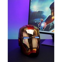 New Gold Iron Man Autoking MK5 Helmet Electronic Voice Activated Open&Close Mask