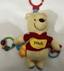 Winnie The Pooh Disney Baby Toy Crib Stroller Teether Rattle Plush