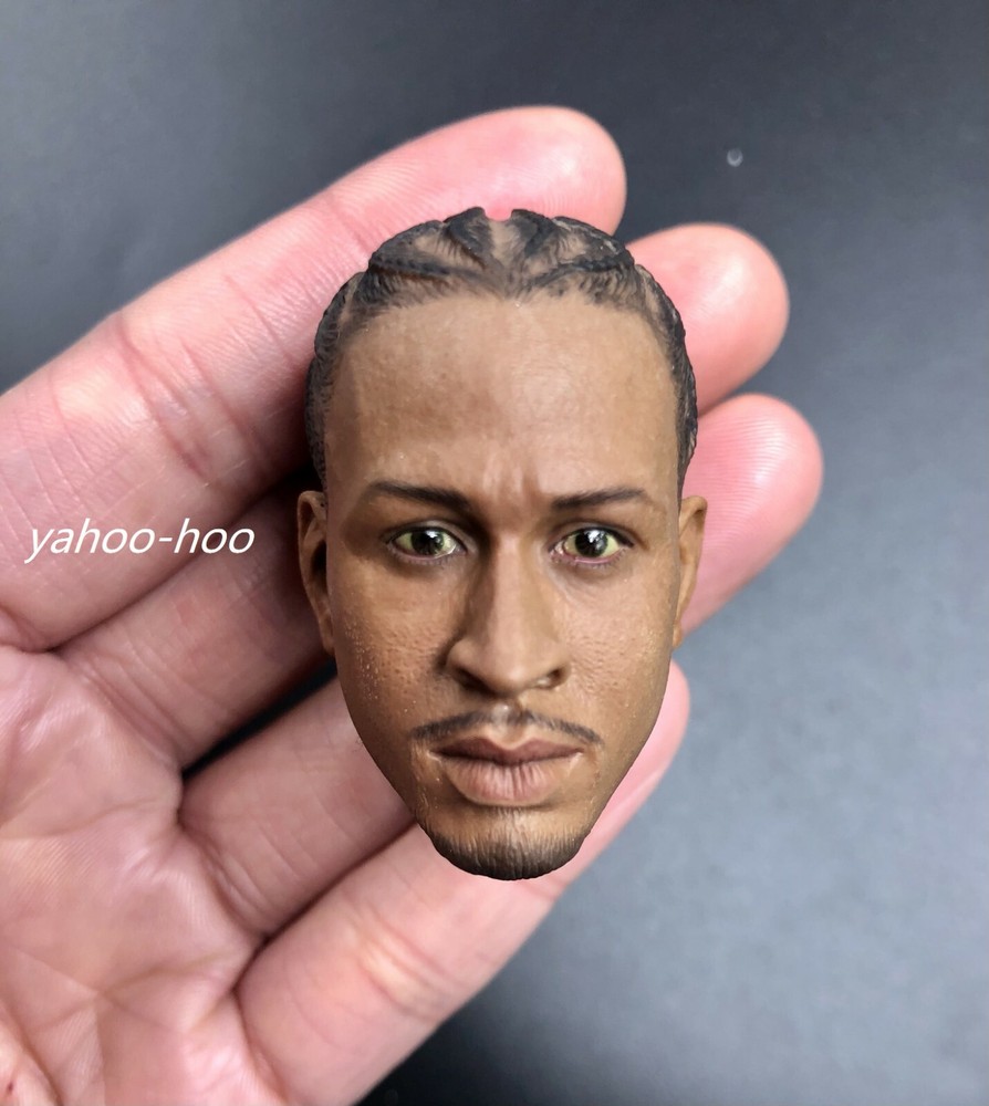 CUSTOM 1/6 scale Cornrows Braid Male Head Sculpt Model Y6 for 12” Action Figure