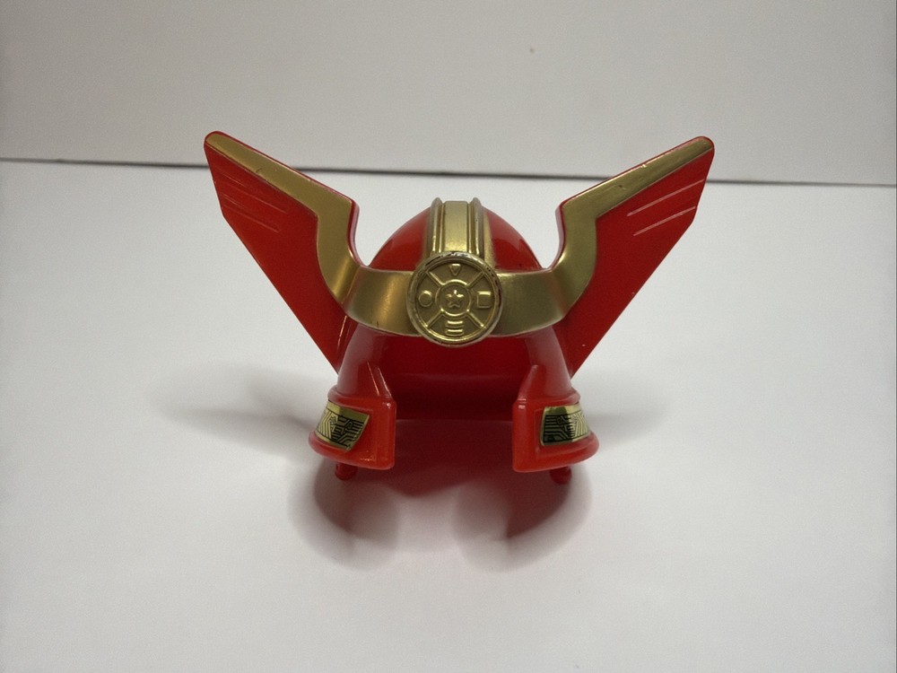 Bandai 1996 Power Rangers Zeo MegaZord Red / Gold Helmet Used