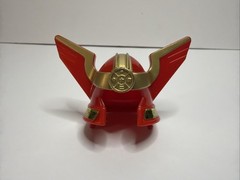 Bandai 1996 Power Rangers Zeo MegaZord Red / Gold Helmet Used