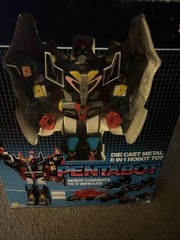 Pentabot Diecast Metal 6 in 1 Robot Toy Royal Condor Toys 1985 Read Description