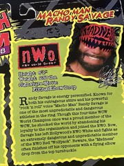 1990’s Smash N Slam Wrestlers NWO Macho Man Randy Savage ToyBiz 1999 NEW WCW