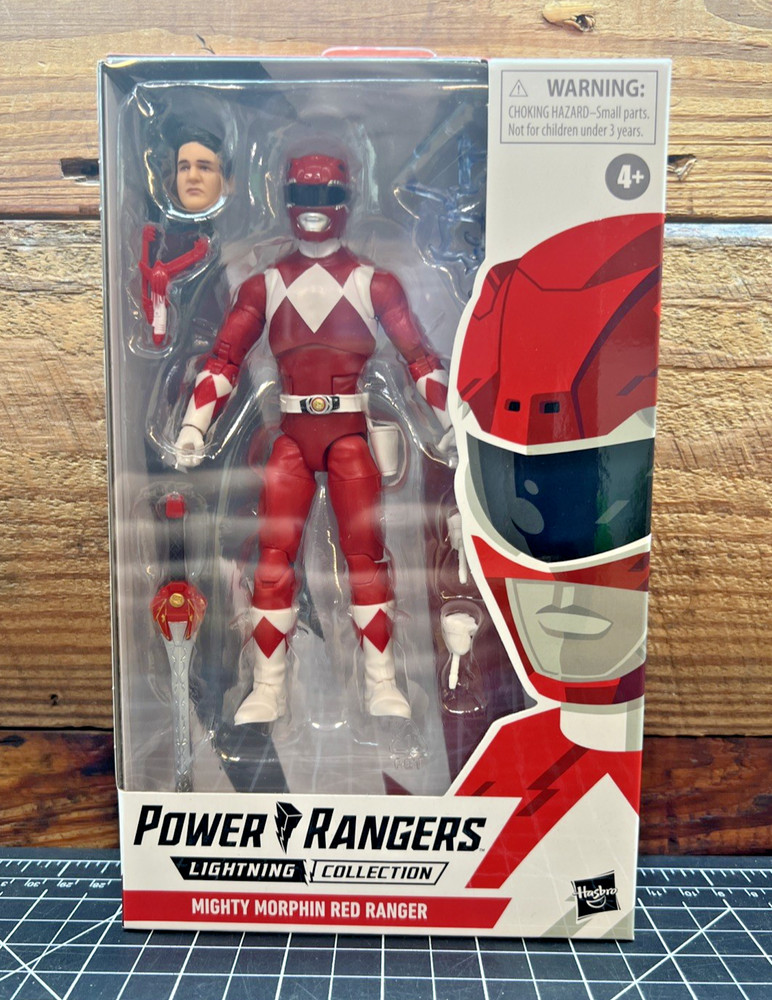 Power Rangers Lightning Collection Mighty Morphin Red Ranger CASE FRESH Figure