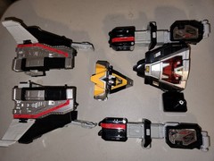 Power Rangers In Space Megaranger DX Delta Mega Megazord Bandai Parts Lot Pieces