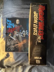 NECA Ultimate Horror Action Figure JASON LIVES Friday 13th Part VI 6 SIGNED X 11