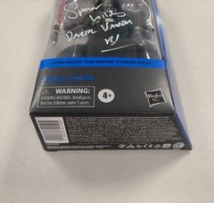 Hasbro Star Wars The Black Series Darth Vader Signed By Spencer Wilding. COA