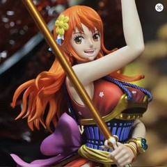 Handmade One Piece Samurai NAMI Lightning Oni Island Anime Action Figure Statue