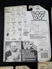 WWF Hasbro Cardbacks w Bubbles – WWE LJN Vintage Titan Sports Damaged Cards