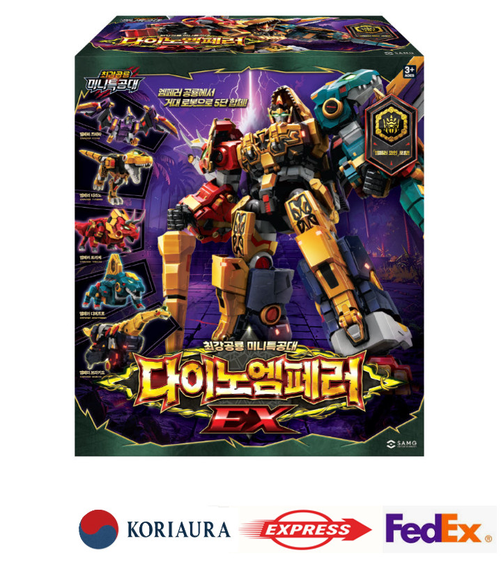 Miniforce Dinoid Warrior DINO EMPEROR EX Transformer Robot Action Figure