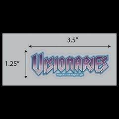 Visionaries Knights Of The Magical Light Vinyl Clear Decal Sticker 3.5”