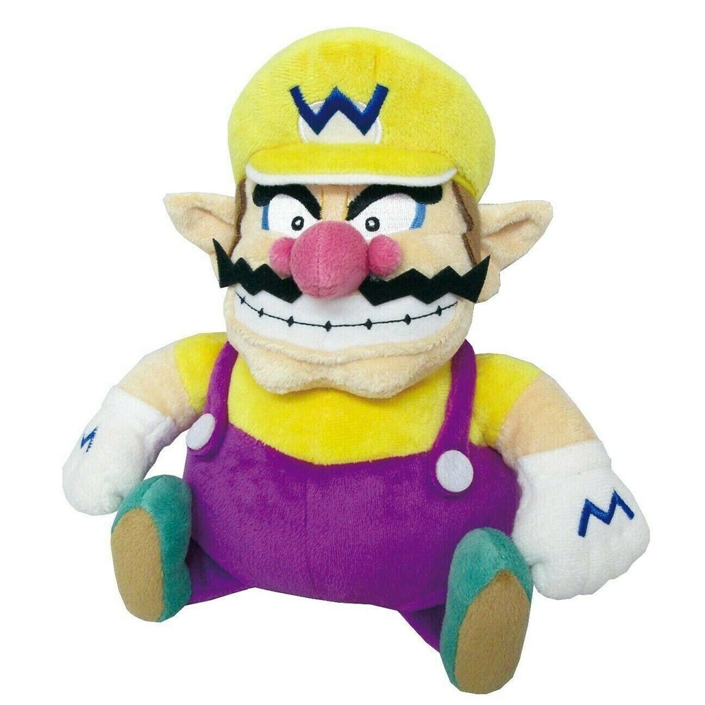 Nintendo Little Buddy Super Mario Wario 10″ Toy Gift Doll Stuffed Animal Plush