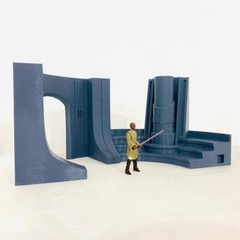 Custom Jedi Classroom Learning Chamber Diorama for 3.75 inch (1:18) Figures