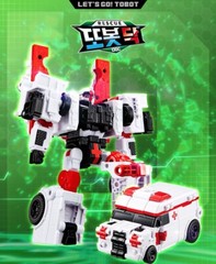 Rescue TOBOT SSEN & DOC Police Car Ambulance Tankerbot Transforming Robots set