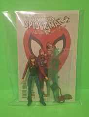 Marvel Legends MARY JANE WATSON *CUSTOM* AMAZING SPIDER-MAN # 1-3 + GREAT COMIC