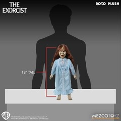 Mezco Toyz The Exorcist Horror Movie Regan MacNeil Serie 18″ Roto Plush Doll NEW