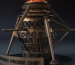 The Black Hole Uss L Cygnus Probe Ship 1/64 Scale Custom 3d Model Kit Huge 21″