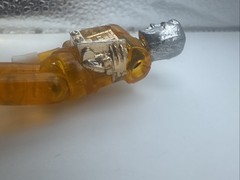 Vintage HourToy Inter-changeables Cosmo-Man, Amber & Red