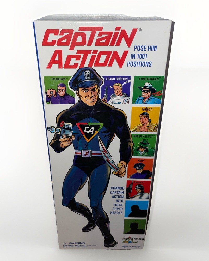 1999 Playing Mantis 12″ CAPTAIN ACTION Figure Diamond Select