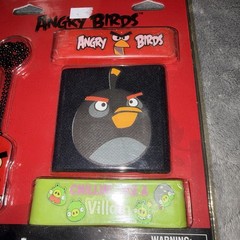 New Angry Birds Villian Accessory Sets Rubber Cuffs Wristbands Dog Tags Bomb Pig