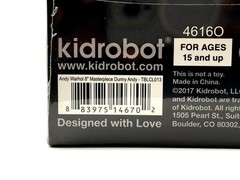 Andy Warhol x Kidrobot: Andy Masterpiece Dunny 8 inch