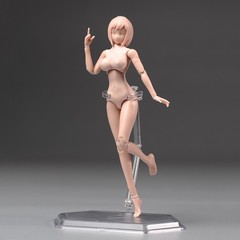 86TOYS 1/12 T86-ST04-A Female Action Figure 6in White Busty Body Soldier w/Head