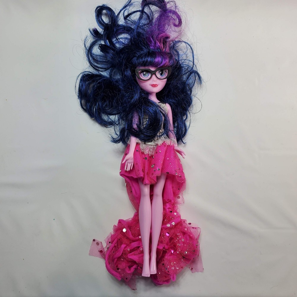 My Little Pony Equestria Girls Twilight Sparkle Glasses Pink Purple Dress