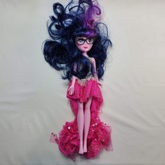 My Little Pony Equestria Girls Twilight Sparkle Glasses Pink Purple Dress