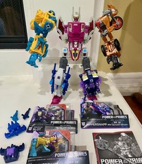 Transformers POTP Terrorcons Abomimus Combiner Takara Versions