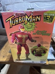 Funko 2021 Talking Turbo Man Deluxe 13.5″ Figure Jingle All the Way Exclusive