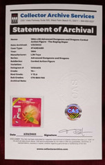 Advanced Dungeons & Dragons RAGING ROPER LJN 1983 GRADED 70+ by CAS! VERY RARE!
