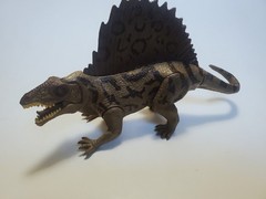 JURASSIC Toy DIMETRODON Indonesia DINOSAUR ACTION FIGURE Movable Jaw and Legs