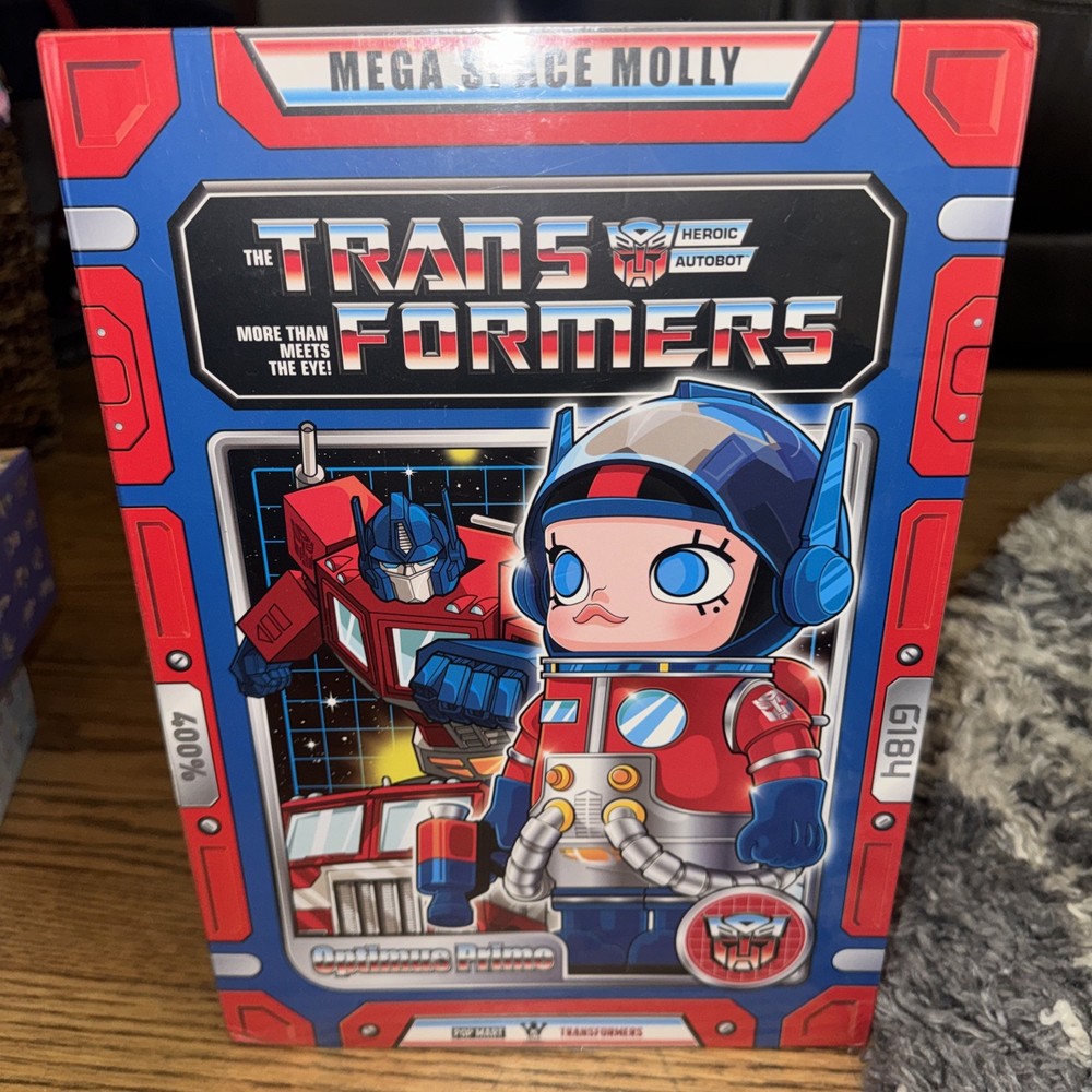 POPMART MEGA SPACE MOLLY 400% OPTIMUS PRIME ✅ New Sealed ‼️US Seller
