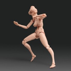 Romankey X COWL 1/12 Female Super Flexible Pale Body 6″ Joint Action Figure Doll